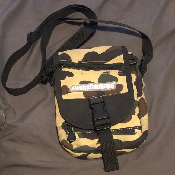 Bape Camouflage Crossbody Messenger Bag